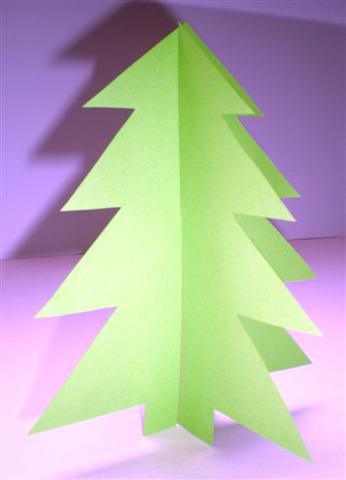 Knutselopdracht: Kerstboom 3D 